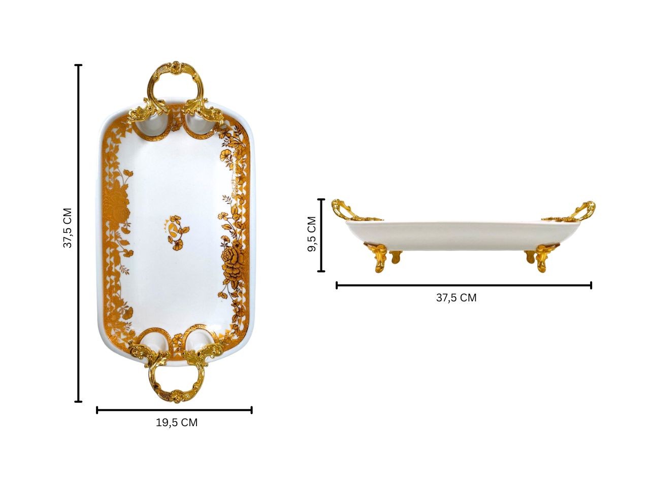 Vicenza Piring Persegi Panjang dengan Pegangan CRP141 Gemini